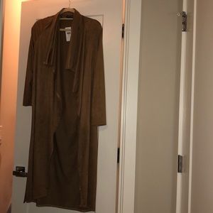 Light weight suede duster (brand new with tag)